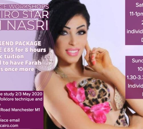 Workshops with Farah Manchester May 2020